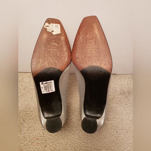 Stuart Weitzman Vintage silver shoes - Picture 4 of 6